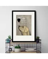 Courtside Market Labrador Au Vin Framed Matted Art Collection