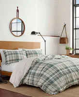 Eddie Bauer Timbers Plaid Cotton Reversible 2 Piece Comforter Set, Twin