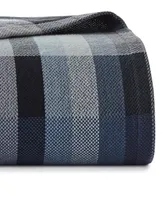 Eddie Bauer Windsor Stripe Cotton Reversible Blanket