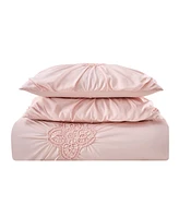 Christian Siriano Georgia Rouched 3 Piece Full/Queen Comforter Set