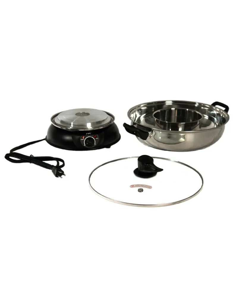 SPT Sr-34BWC-450E Countertop Commercial Wok & Wok - Stainless Steel