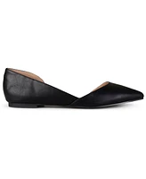 Journee Collection Women's Cortni Pointed Toe d'Orsay Flats