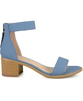Journee Collection Women's Percy Block Heel Sandals