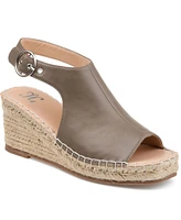 Journee Collection Women's Crew Espadrille Sandals