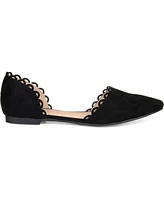 Journee Collection Women's Jezlin Scalloped Flats