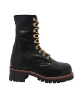 AdTec Men's 9" Steel Toe Logger