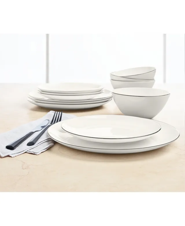 The Cellar 12 Pc. Coupe Dinnerware Set, Service for 4, Created for Macy's -  Macy's