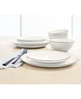 Hotel Collection Black Line 12 Pc. Dinnerware Set, Service for 4, Created for Macy's