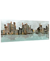 Empire Art Direct Frameless Free Floating Tempered Glass Panel Graphic Wall Art - 63" x 24''