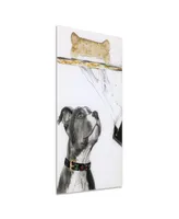 Empire Art Direct 'Fancy Bones' Frameless Free Floating Tempered Glass Panel Graphic Wall Art - 24" x 16''