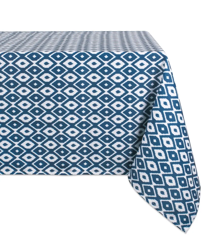 Ikat Outdoor Tablecloth with Zipper 60" x 120"