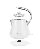 Elite Platinum 1.2L Cool-Touch Stainless Steel Electric Kettle, White