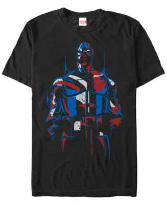 Marvel Men's Comic Collection Captain America Redemption Short Sleeve T-Shirt