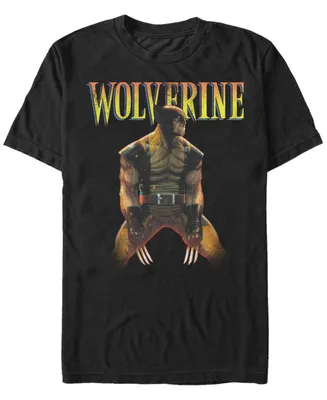 Marvel Men's Comic Collection X-Men Wolverine Profile Short Sleeve T-Shirt