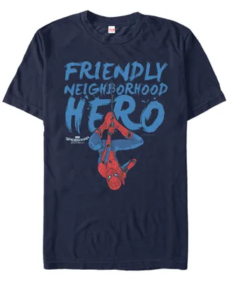 Marvel Men's Spider-Man Homecoming Friendly Neighborhood Hero Short Sleeve T-Shirt