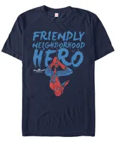 Marvel Men's Spider-Man Homecoming Friendly Neighborhood Hero Short Sleeve T-Shirt