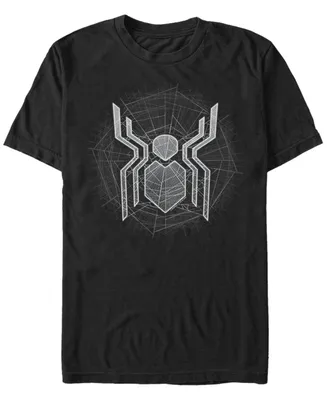 Marvel Men's Spider-Man Webbed Spider-Man Logo Short Sleeve T-Shirt