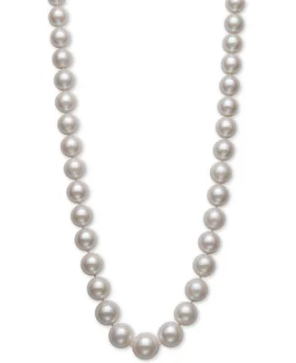 Belle de Mer Cultured Freshwater Pearl Graduated 17-1/2" Strand Necklace (11-14mm) in 14k Gold, Created for Macy's