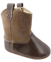 Baby Deer Boys or Girls Boot with Embroidery and Piping