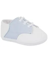 Baby Deer Boy Essential Broadcloth Saddle Oxford