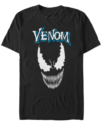 Marvel Men's Classic Venom Big Face Short Sleeve T-Shirt