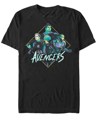 Marvel Men's Avengers Endgame Pop Art The Rad Three Short Sleeve T-Shirt