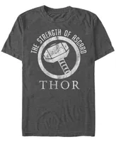 Marvel Men's Comic Collection The Strength of Asgard Short Sleeve T-Shirt