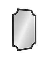 Kate and Laurel Hogan Framed Scallop Wall Mirror - 24" x 36"