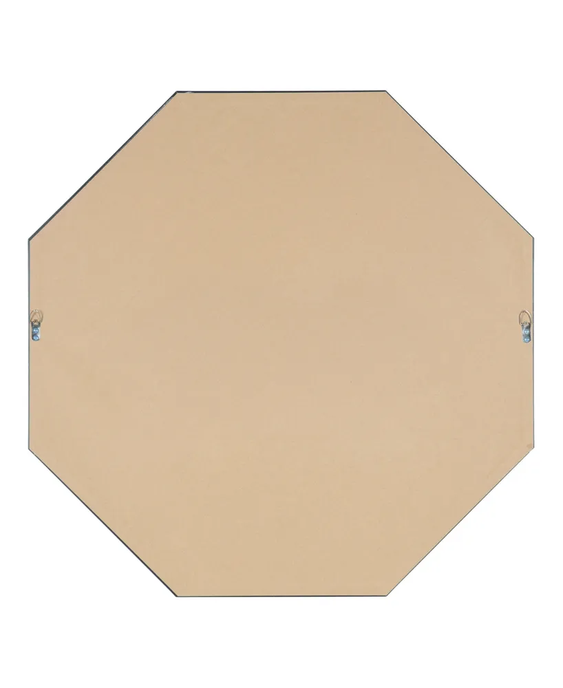 Kate and Laurel Calter Framed Large Octagon Wall Mirror - 31.5" x 31.5"