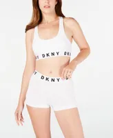 Dkny Supersoft Racerback Bralette Boyfriend Boxer Shorts