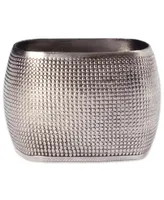 Textured Square Napkin Ring, Set of 6