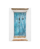 Philippe Hugonnard Made in Spain Old Blue Door Canvas Art - 27" x 33.5"