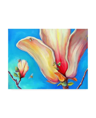 Deborah Broughton Magnolia mantis Canvas Art