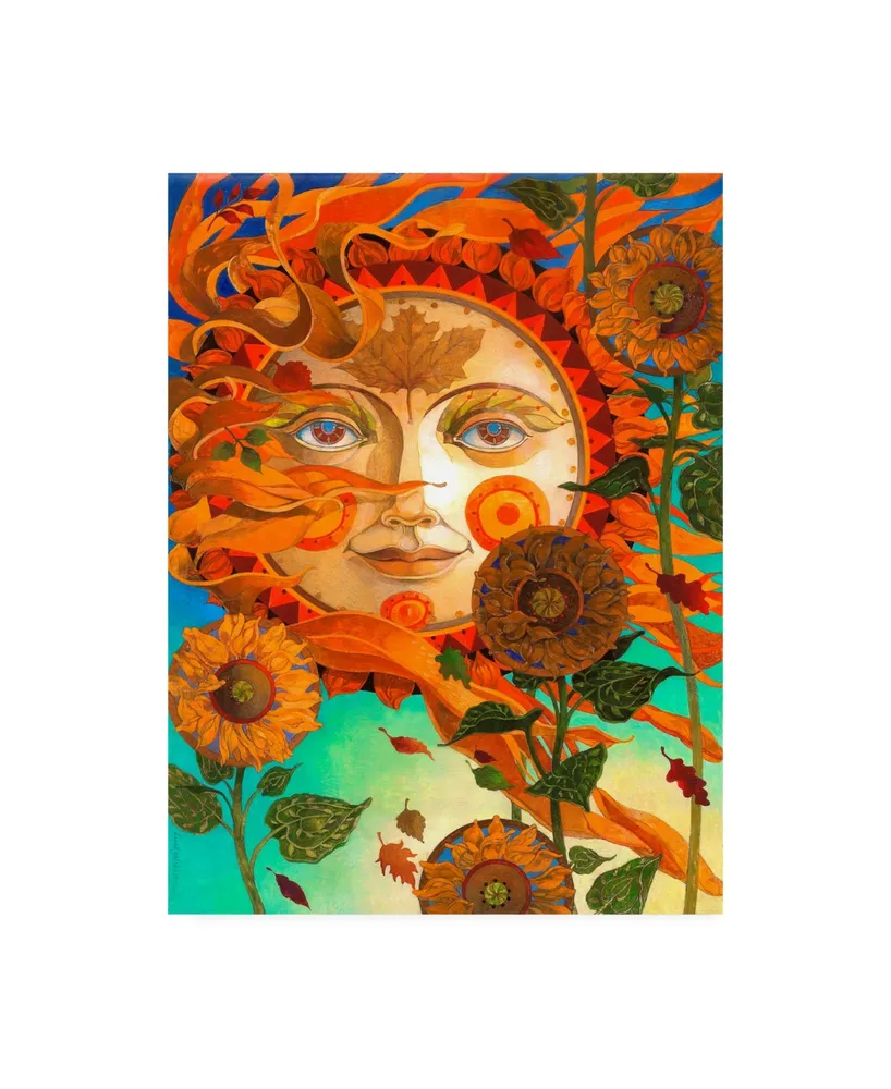 David Galchutt Autumn Sun and Sunflowers Canvas Art - 36.5" x 48"