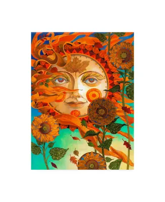 David Galchutt Autumn Sun and Sunflowers Canvas Art - 36.5" x 48"