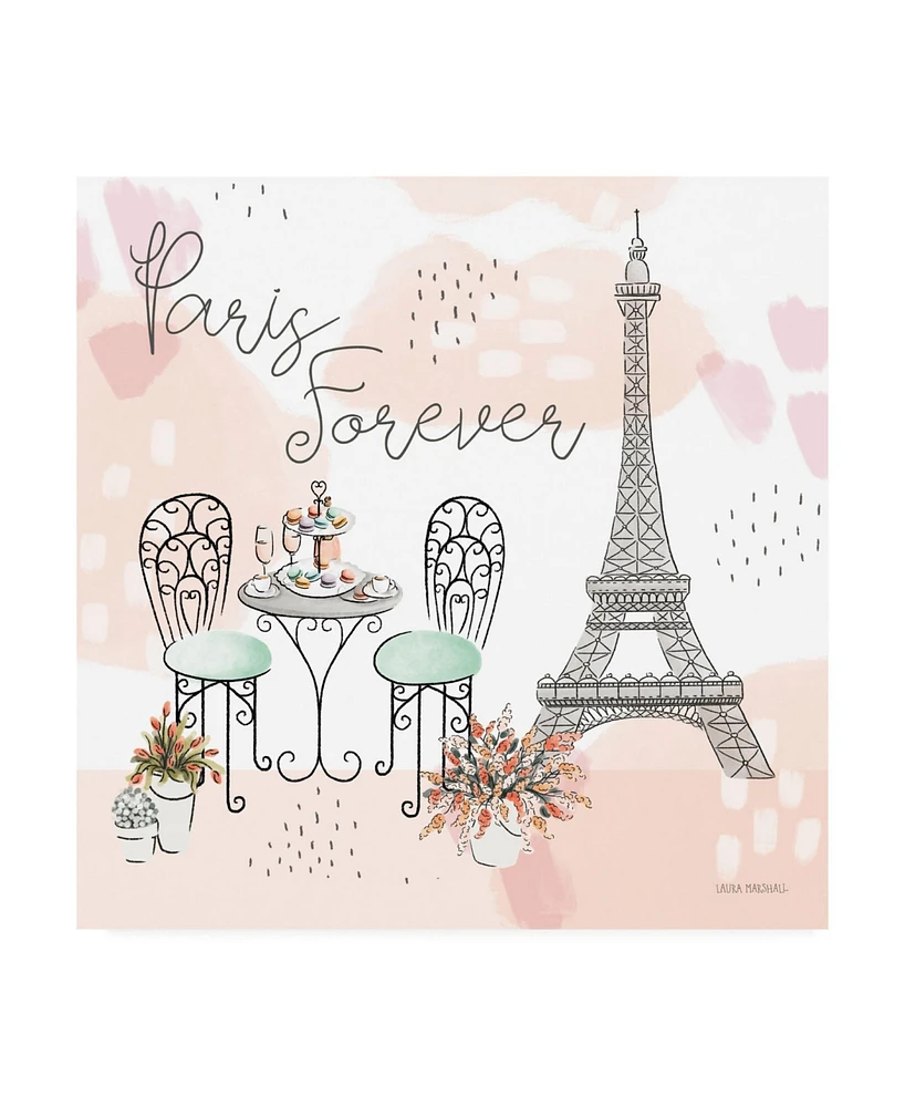 Laura Marshall Sweet Paris Iii Canvas Art