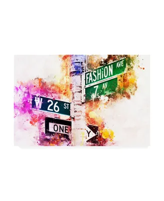 Philippe Hugonnard Nyc Watercolor Collection - Fashion Ave Canvas Art