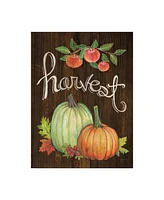 Mary Urban Autumn Harvest Iv Walnut Canvas Art - 36.5" x 48"