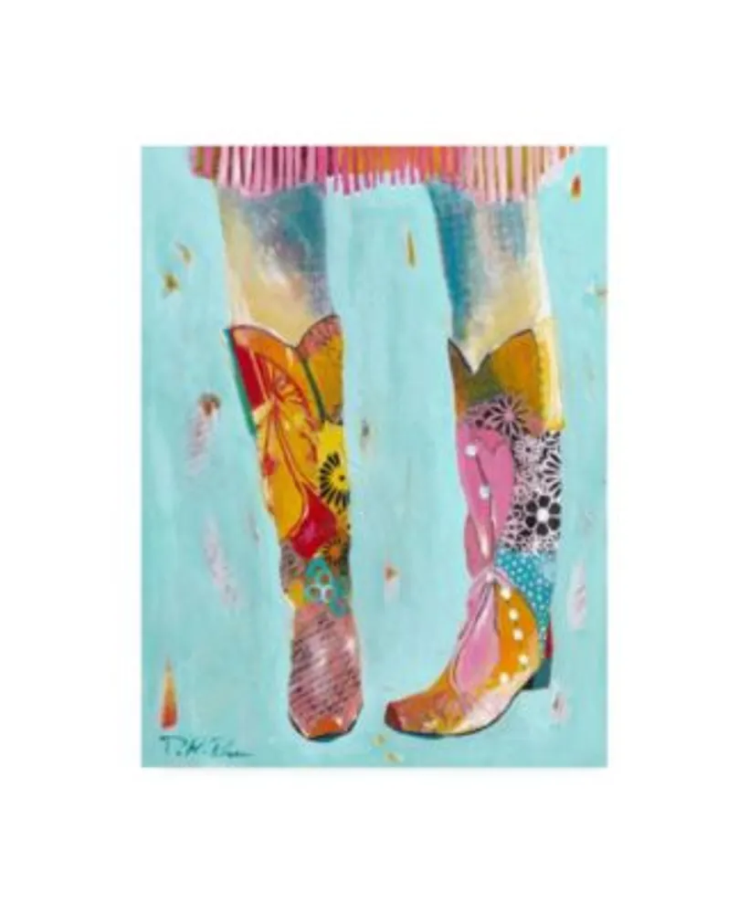 Pamela K. Beer Cowgirl Boots Canvas Art Collection