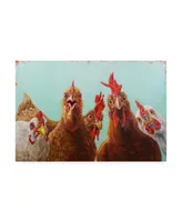 Lucia Hefferna Chicken for Dinner Canvas Art
