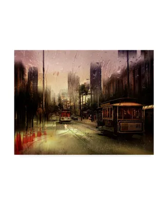 Luba Chapman Rainy Day in San Francisco Canvas Art