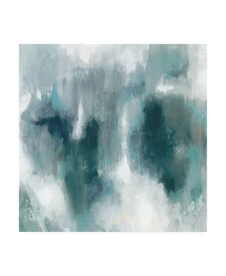 Victoria Borges Teal Tempest Ii Canvas Art - 36.5" x 48"