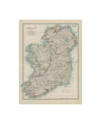 Johnston Johnstons Map of Ireland Canvas Art - 27" x 33.5"