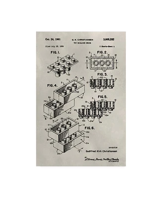 Alicia Ludwig Patent-Lego Canvas Art - 27" x 33.5"