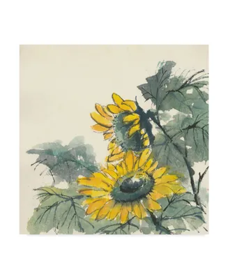 Chris Paschke Sunflower Watercolor Ii Canvas Art