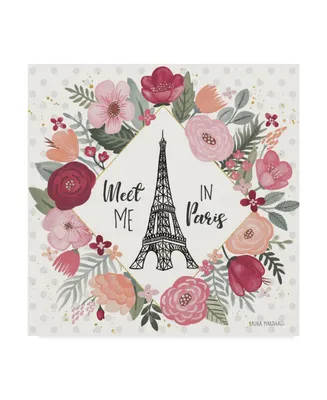 Laura Marshall Paris is Blooming V Canvas Art - 15" x 20"