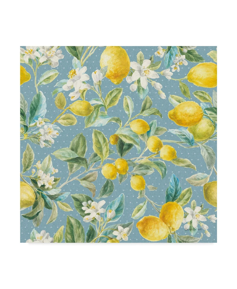 Danhui Nai Floursack Lemon Pattern Ib Canvas Art - 15" x 20"