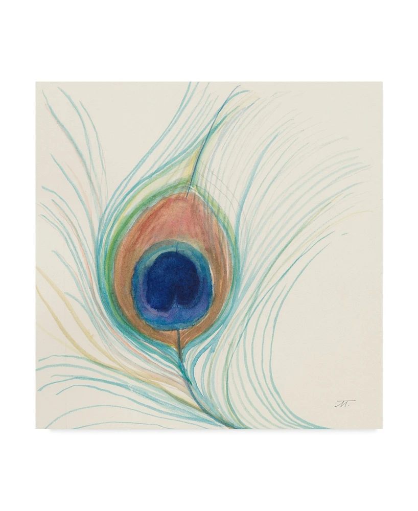 Miranda Thomas Peacock Feather Ii Canvas Art