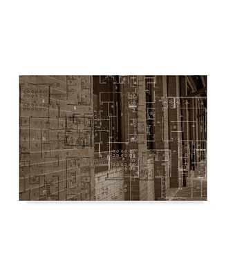 Sisa Jasper Architecture Drawing Iii Canvas Art - 20" x 25"