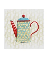 Grace Popp Sweet Teapot Vi Canvas Art - 15" x 20"